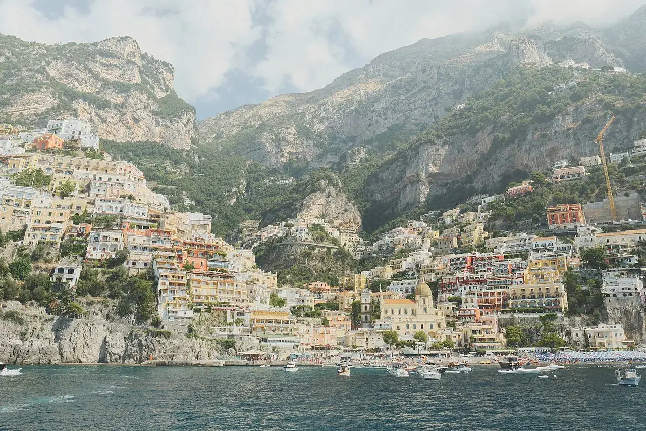 Le case colorate di Positano